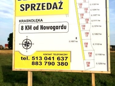 Działka budowlana Nowogard