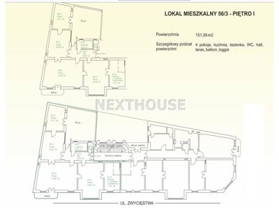 Mieszkanie na sprzedaż 151,09 m², piętro 1, oferta nr NXH-MS-3179