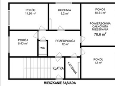 MIESZKANIE własnościowe M-5, 78.6m2, p. 2/4