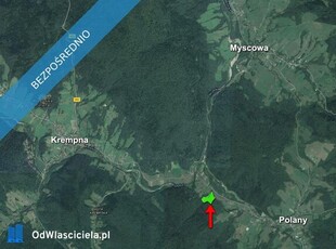 Działka 3,36 ha przy planowanym zalewie Kąty-Myscowa