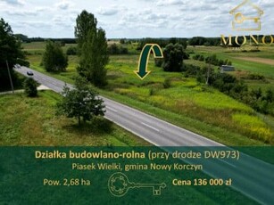 Działka rolno-budowlana Piasek Wielki