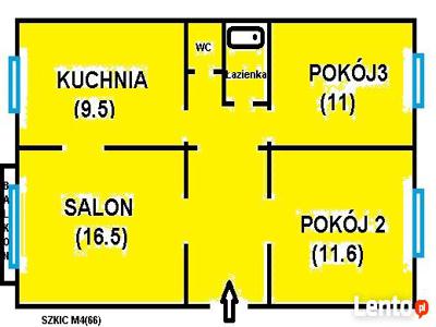 Zamienię M4(64) komunalne bloki na M3