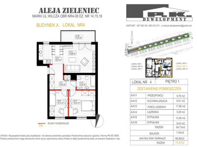 3/4-pokojowe mieszkanie bezczynszowe 65m2