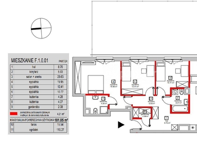 2-pokojowy apartament inwestycyjny 33m2 + balkon