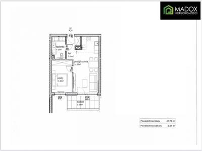 Mieszkanie, 41,74 m², Częstochowa