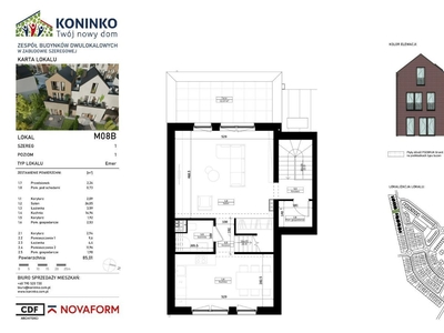 REZERWACJA Osiedle Koninko | Mieszkanie Emer M08B