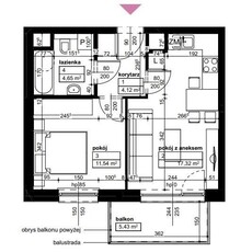 4-pokojowe mieszkanie 95m2 + 2 balkony