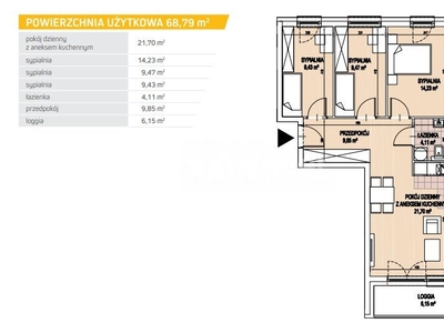 Mieszkanie czteropokojowe na sprzedaż