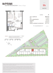 NOWE 2-pokojowe mieszkanie 39,07m2 Reda