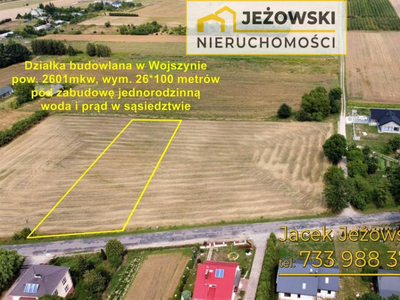 Szeroka działka budowlana 26 arów, 10km od Puław