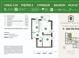 Osiedle Płockie Zacisze - Kutnowska 17 - 49,52 m2