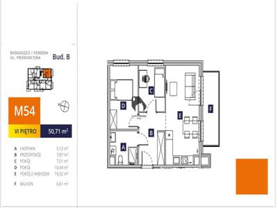 Apartament w Fordonie! 3 pokoje, 50,71m2!