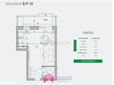 Mieszkanie o powierzchni 29,06 m2 z tarasem