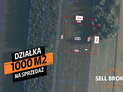 Działka 1000 m2 / wydane warunki zabudowy!