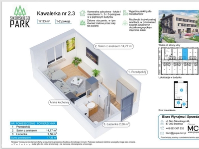 Kawalerka z antresolą, ogródek, amortyzacja, z VAT