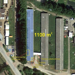 Magazyn do wynajęcia 1100m2 Tczewskie Łąki, 13 km od A1, 35 km GDAŃSKA