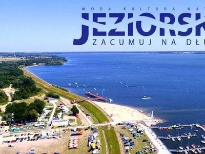 Malownicza działka Ostrów Warcki nad zbiornikiem Jeziorsko