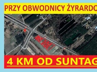 Działka inwestycyjna - HOTEL, magazyny, SUPER LOKALIZACJA, 4km SUNTAGO