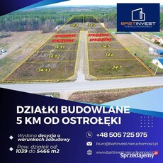 Działki budowlane w malowniczej okolicy