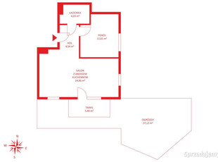 Mieszkanie Gdańsk Warszawska 44.64m2 2 pok