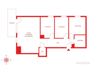 Mieszkanie Warszawa Podskarbińska 81.23m2 4-pokojowe