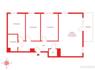 Ogłoszenie mieszkanie 89.95m2 4 pokoje Warszawa