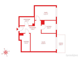 Sprzedaż mieszkania Warszawa 53.64m2 2-pokojowe