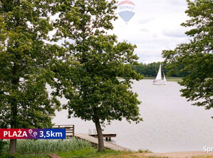 Widokowa działka budowlana Mazury Wejdyki Ryn