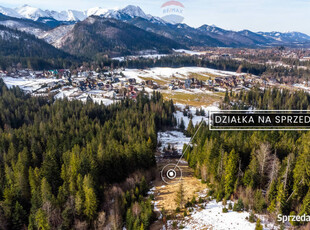 Zakopane Cyrhla - działka z widokiem na Giewont