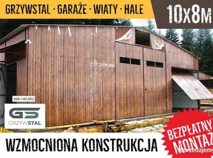 GARAŻ BLASZANY / Wiata / Hala / Drewnopodobny / Magazyn – GRZYWSTAL