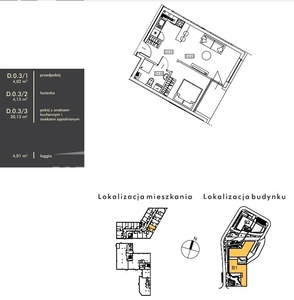 Mieszkanie dwupokojowe na sprzedaż