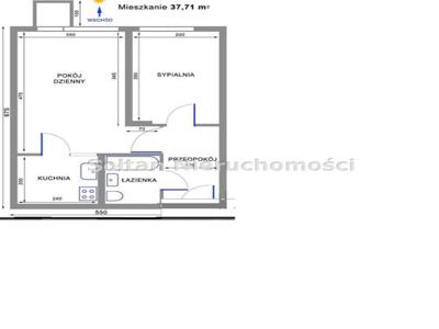 Mieszkanie na sprzedaż 2 pokoje Warszawa Mokotów, 38 m2, 2 piętro