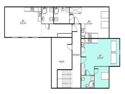 Nowiutkie dwa pokoje w centrum w dobrej cenie