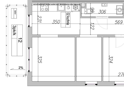 1-pokojowe mieszkanie 33m2 + balkon