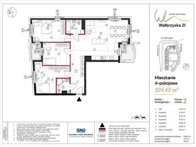 4-pokojowe mieszkanie 103m2 + loggia Bezpośrednio