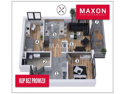 Mieszkanie na sprzedaż 60,84 m², piętro 3, oferta nr 56504/MS/MAX