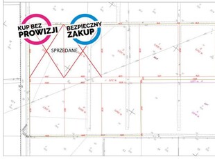 Działki po ok 3100m2 ul Modra Olszynka