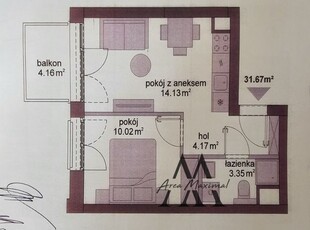 Mieszkanie dwupokojowe na sprzedaż