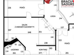 3 pokoje - Stare Miasto - Krowoderska - 54,2m2