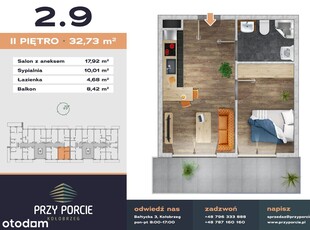 Przy Porcie - etap II | mieszkanie 2-pok. | M2.9