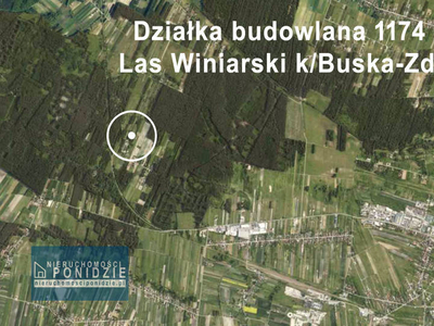 Działka budowlana Las Winiarski gm. Busko-Zdrój