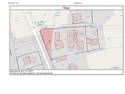 Działka na sprzedaż 448,00 m²