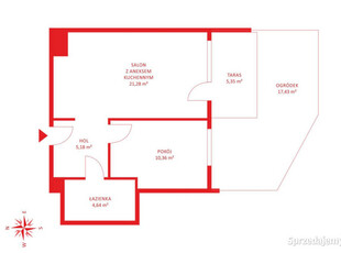 Mieszkanie Gdańsk 41.46m2 2 pokoje