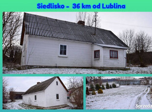 Siedlisko na wsi 35 km od Lublina.