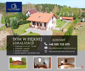 Dom w pięknej spokojnej lokalizacji