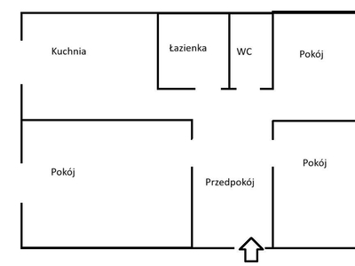 Mieszkanie 68m 3/4pok do remontu/odświeżenia