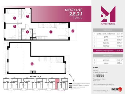 2M Apartments II | mieszkanie 4-pok. | 2.E.2.1