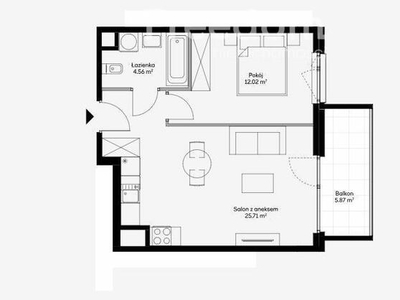 2-pokojowy apartament na Woli przy metrze