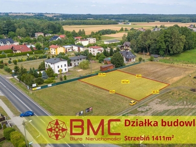 Działka budowlana Strzebiń, ul. Boczna