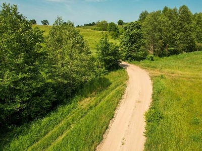 Działki z linią brzegową i widokiem na jez. Rogale